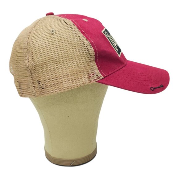 Larceny Bourbon Mesh Snapback Cap Trucker Embroidered Logo Patch Baseball Hat - Picture 12 of 14